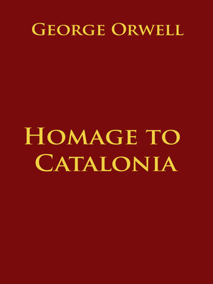 cover image of Homage to Catalonia